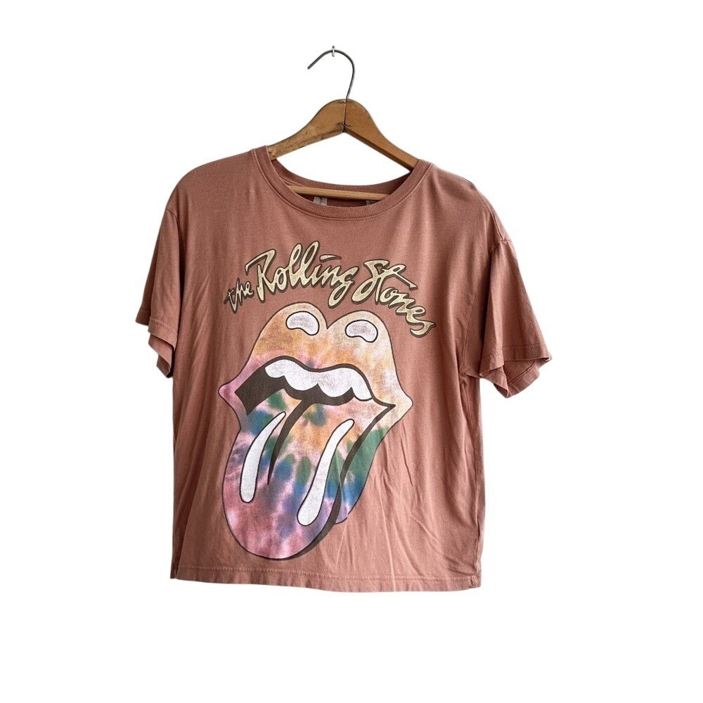 LetLuv for Anthropologie Rolling Stones Graphic T‎ Shirt - XS